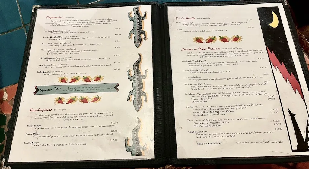 Menu_Church Street Cafe_Alburquerque_image_1