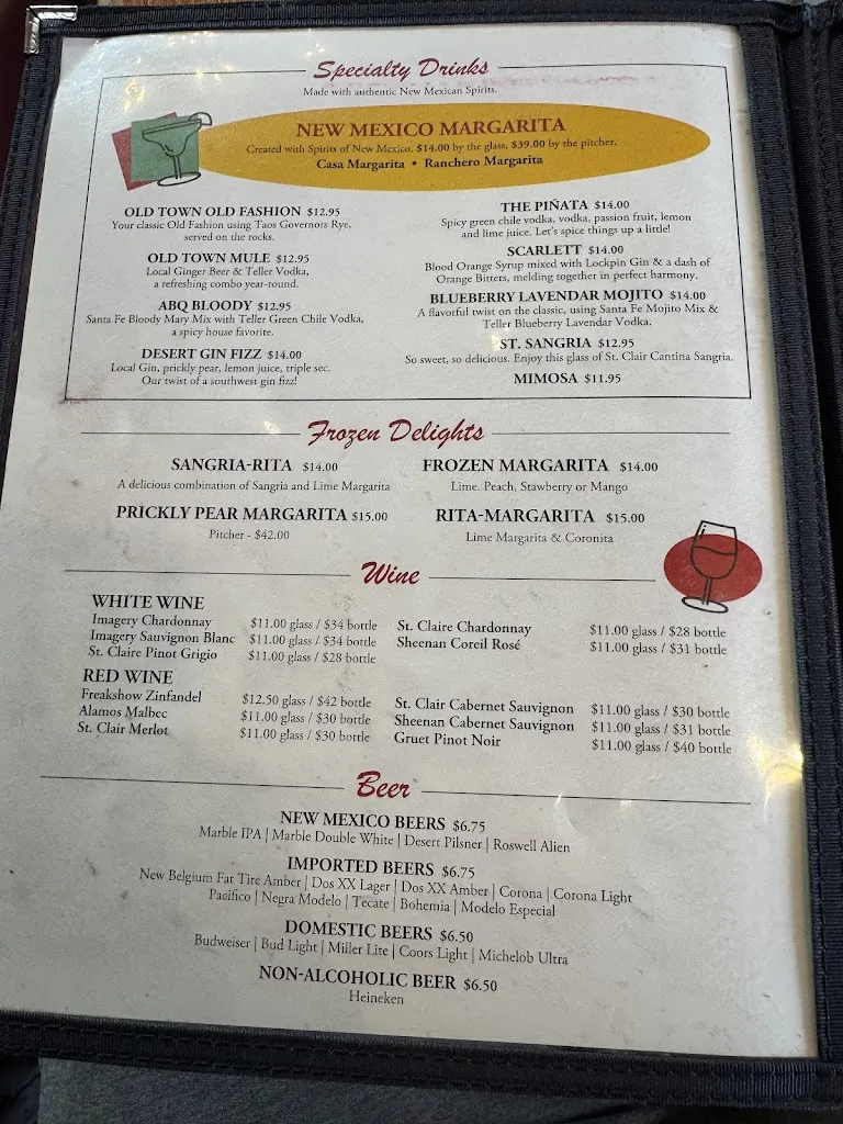 Menu_Church Street Cafe_Alburquerque_image_3