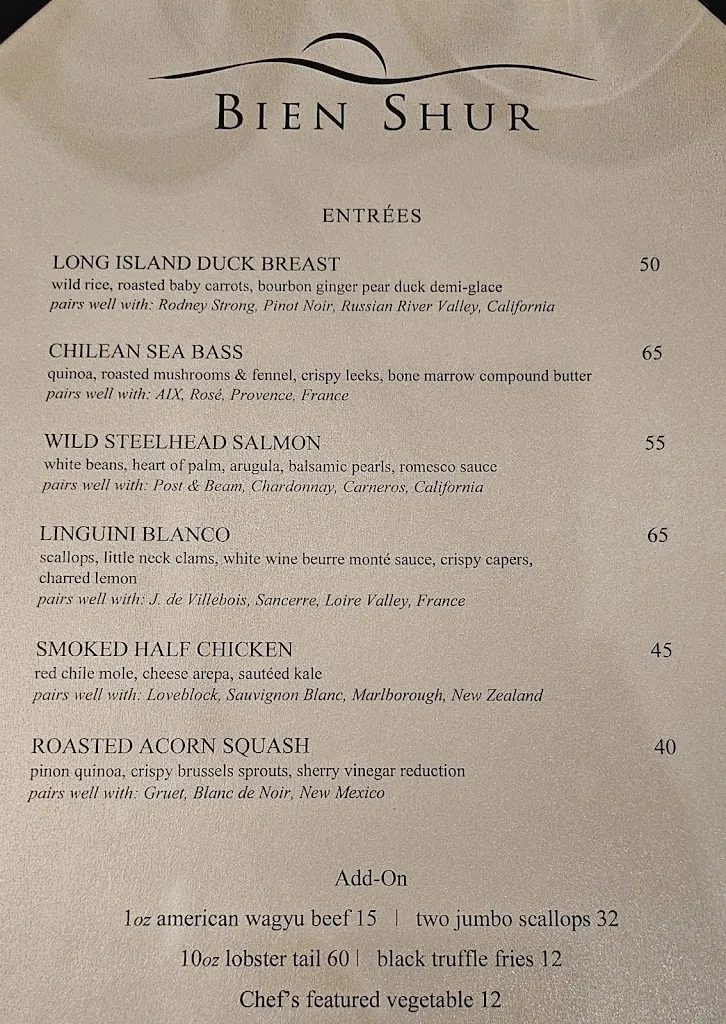 Menu_Bien Shur_Alburquerque_image_3