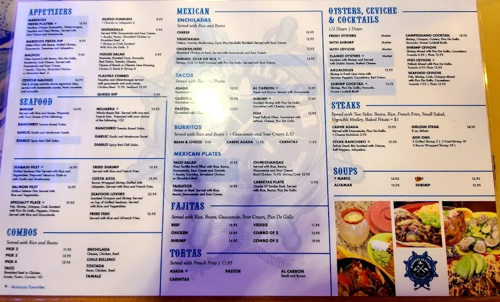 Menu_Mariscos Altamar_Alburquerque_image_1