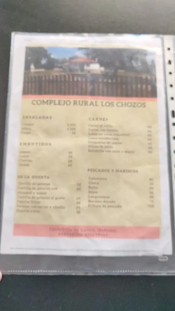 Menu_Complejo Rural Los Chozos_Cordobilla de Lácara_image_4