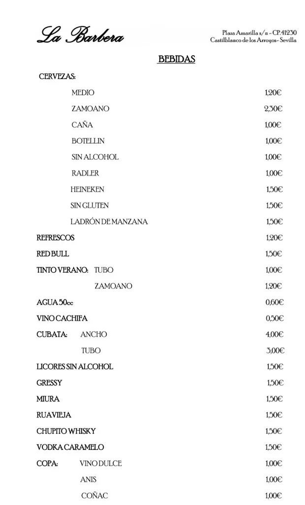 Menu_El Ricón de la Barbera_Castilblanco_image_4