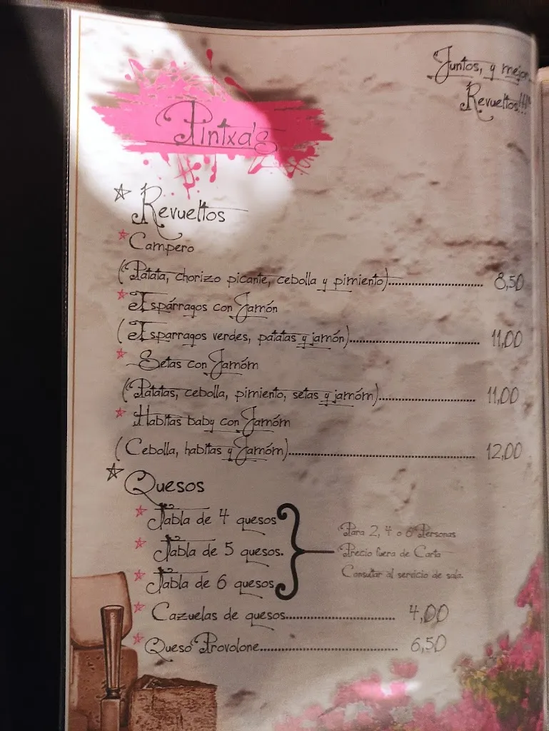 Menu_Restaurante Pintxa's_Castilblanco_immagine_3
