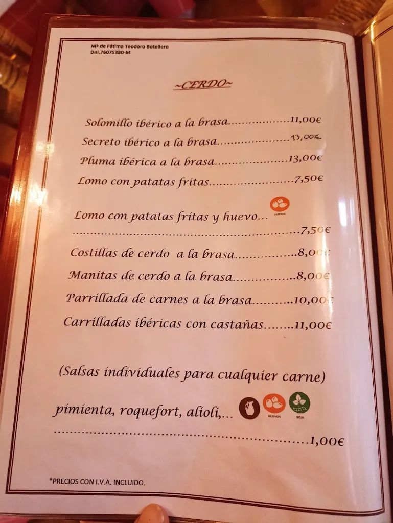 Menu_Braseria Portugal_Codosera La_image_1