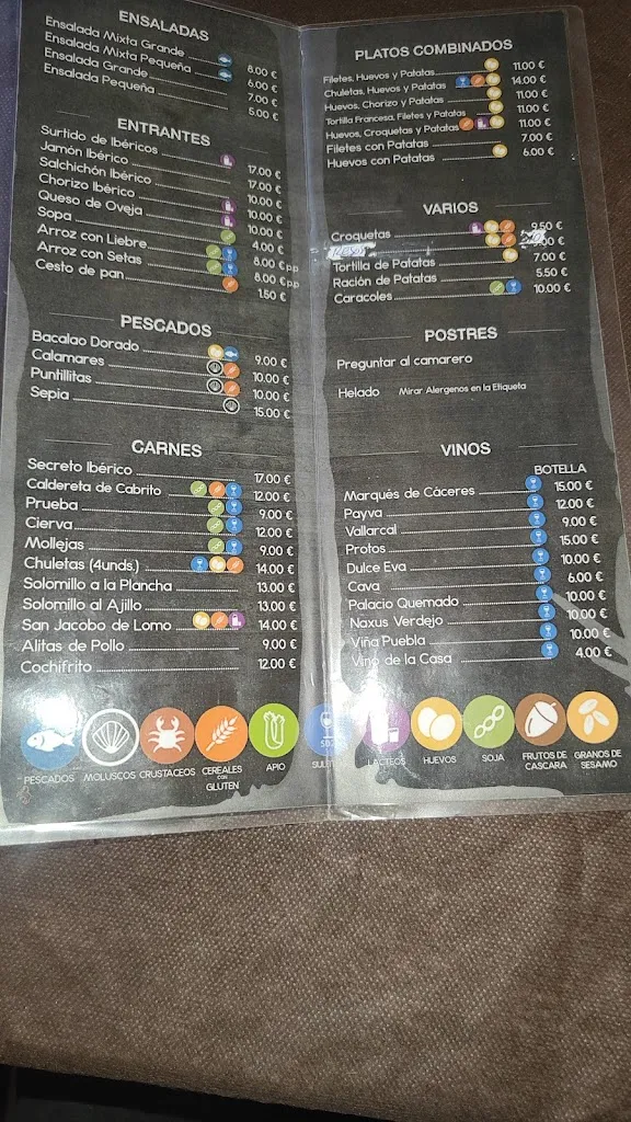Menu_Bar restaurante El Quinto C_Codosera La_image_1
