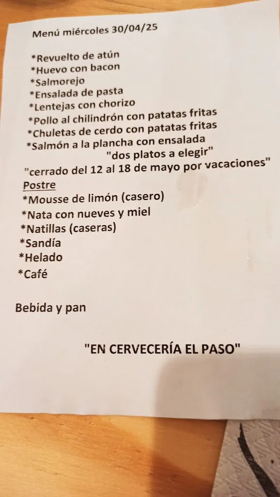 Menu_Cervecería 