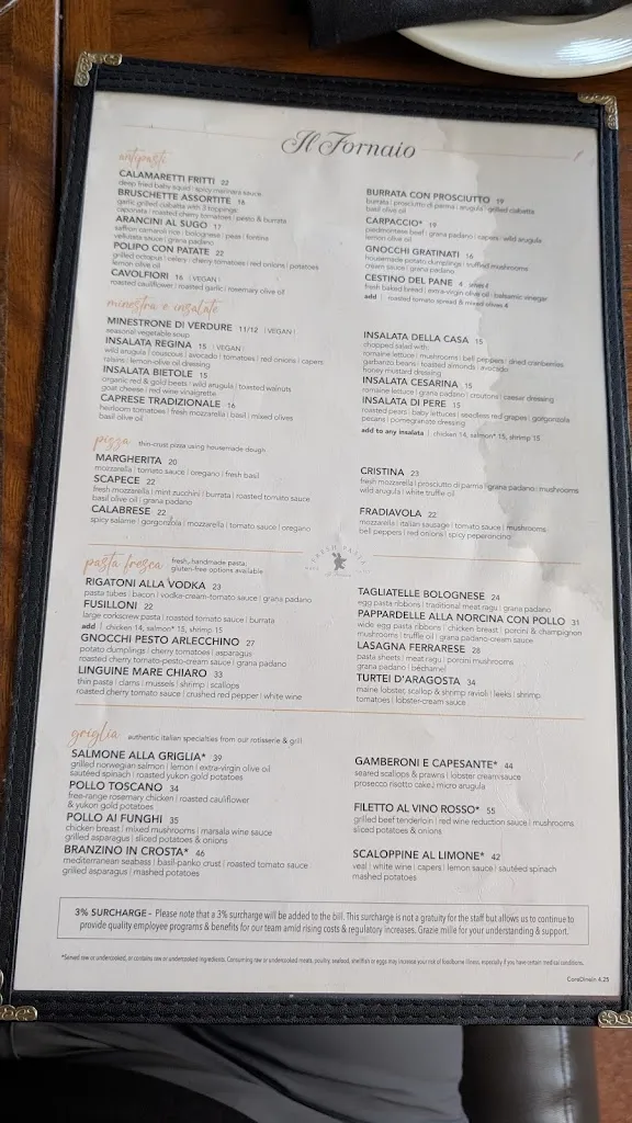 Menu_Il Fornaio Coronado_Coronada La_immagine_4