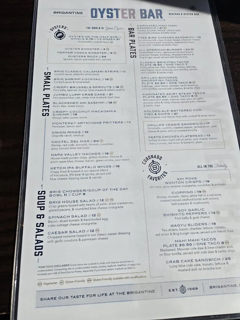 Menu_Brigantine Seafood & Oyster Bar_Coronada La_image_4