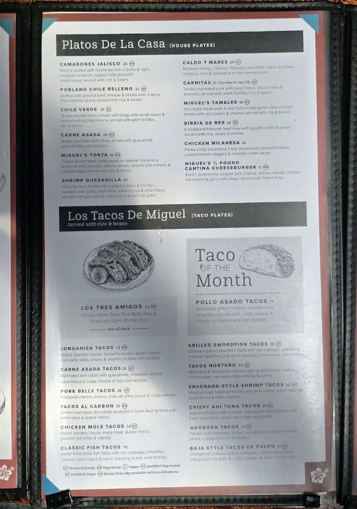 Menu_Miguel's Cocina_Coronada La_image_4