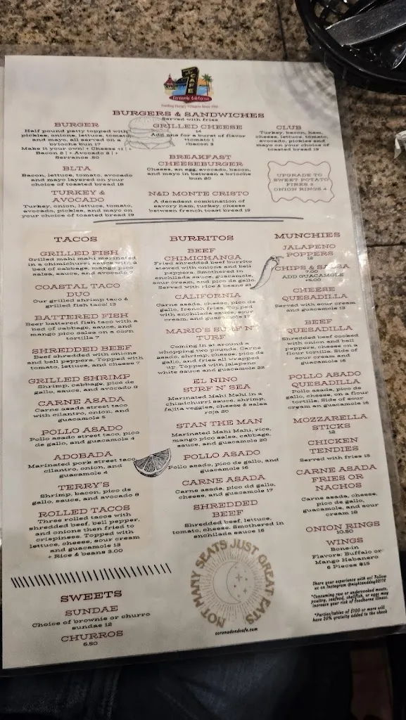 Menu_Night & Day Cafe_Coronada La_image_2