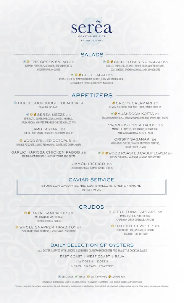 Menu_Serea Coastal Cuisine_Coronada La_image_4
