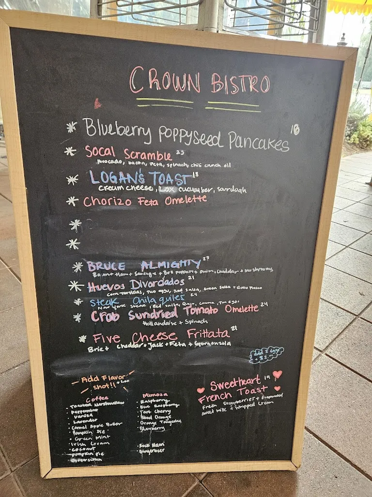 Menu_Crown Bistro_Coronada La_image_1