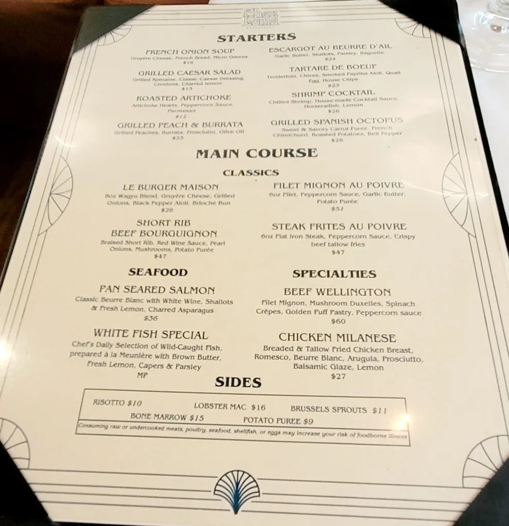 Menu_Chez Loma_Coronada La_image_1