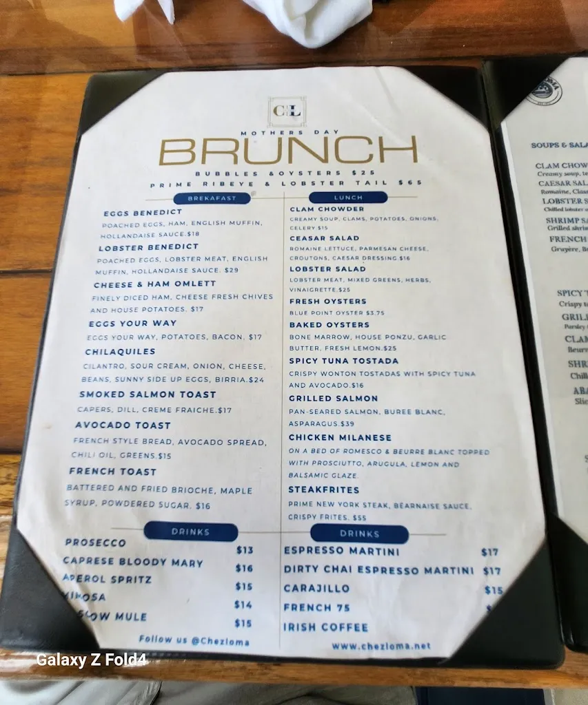 Menu_Chez Loma_Coronada La_image_4