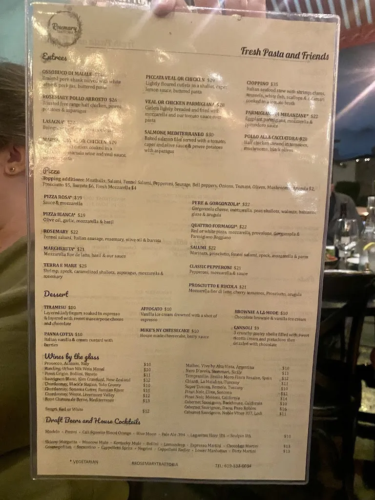 Menu_Rosemary Trattoria_Coronada La_immagine_3