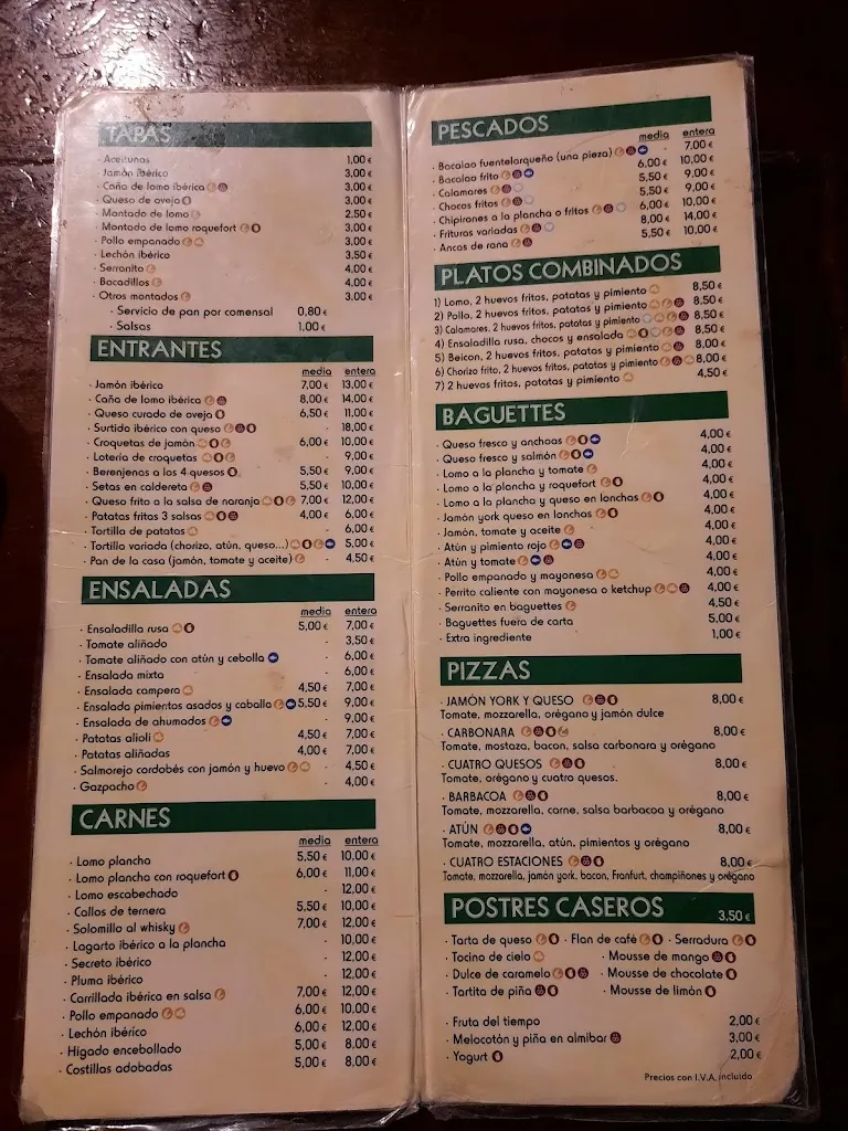 Menu_Bar Santos_Fuente del Arco_image_1