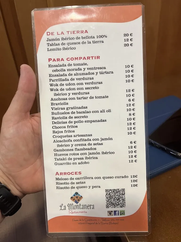 Menu_Restaurante la Montanera_Fregenal de la Sierra_image_3