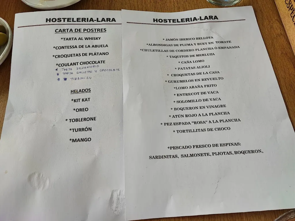 Menu_Bar Lara_Fregenal de la Sierra_image_2