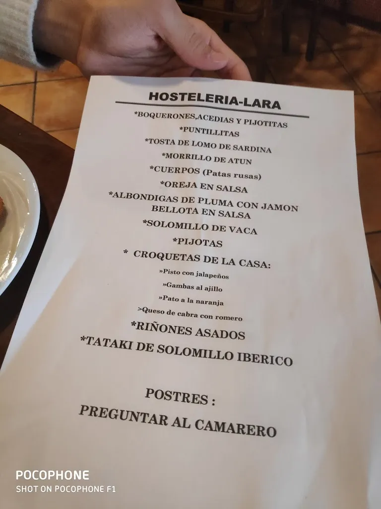 Menu_Bar Lara_Fregenal de la Sierra_image_3