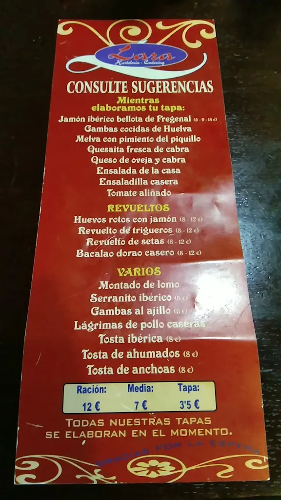 Menu_Bar Lara_Fregenal de la Sierra_image_4