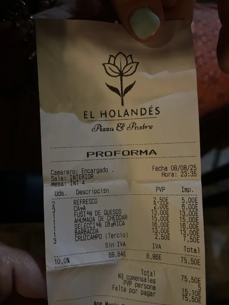 Carmen_EL HOLANDÉS PIZZERÍA_Fregenal de la Sierra_review