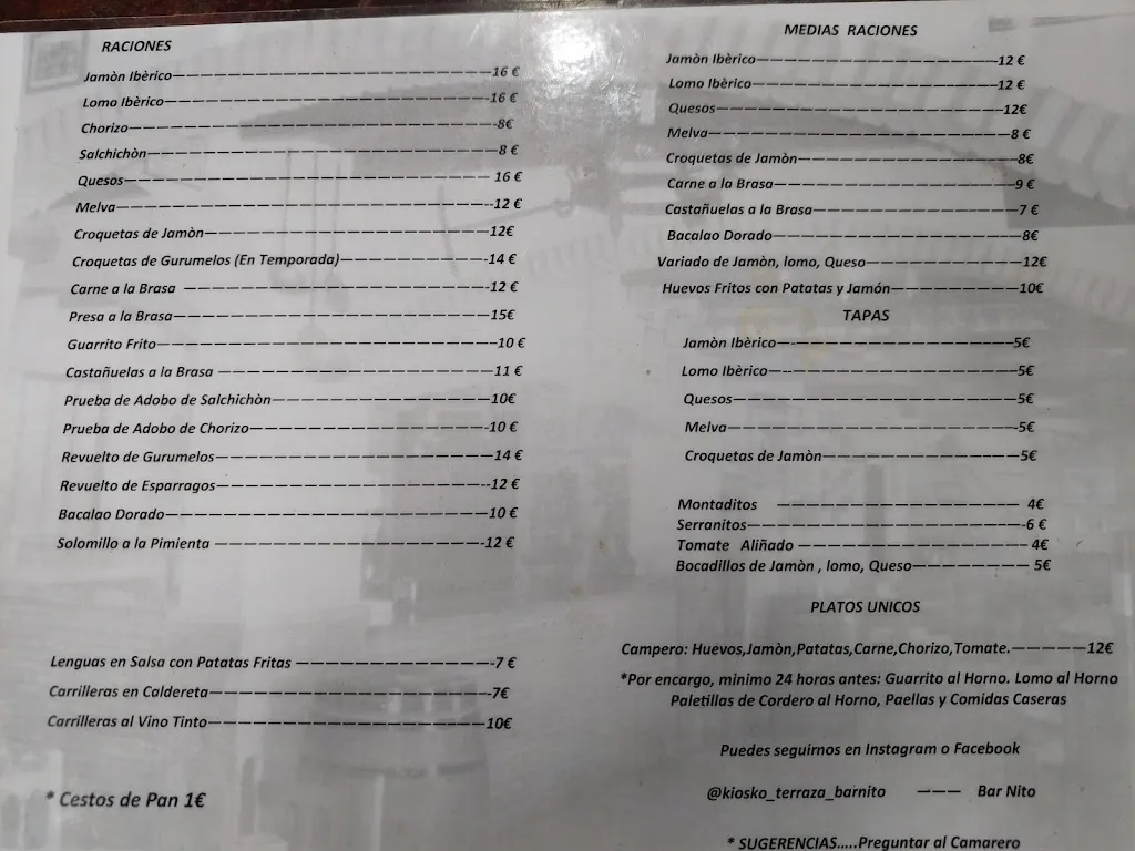 Menu_Bar Nito_Fregenal de la Sierra_image_1