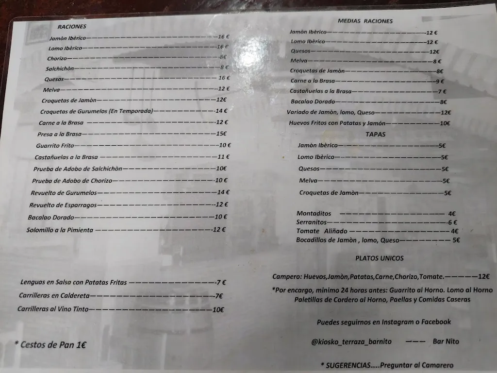 Menu_Bar Nito_Fregenal de la Sierra_image_2