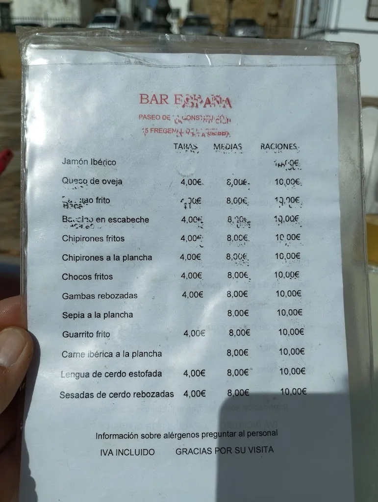 Menu_Bar España_Fregenal de la Sierra_image_1