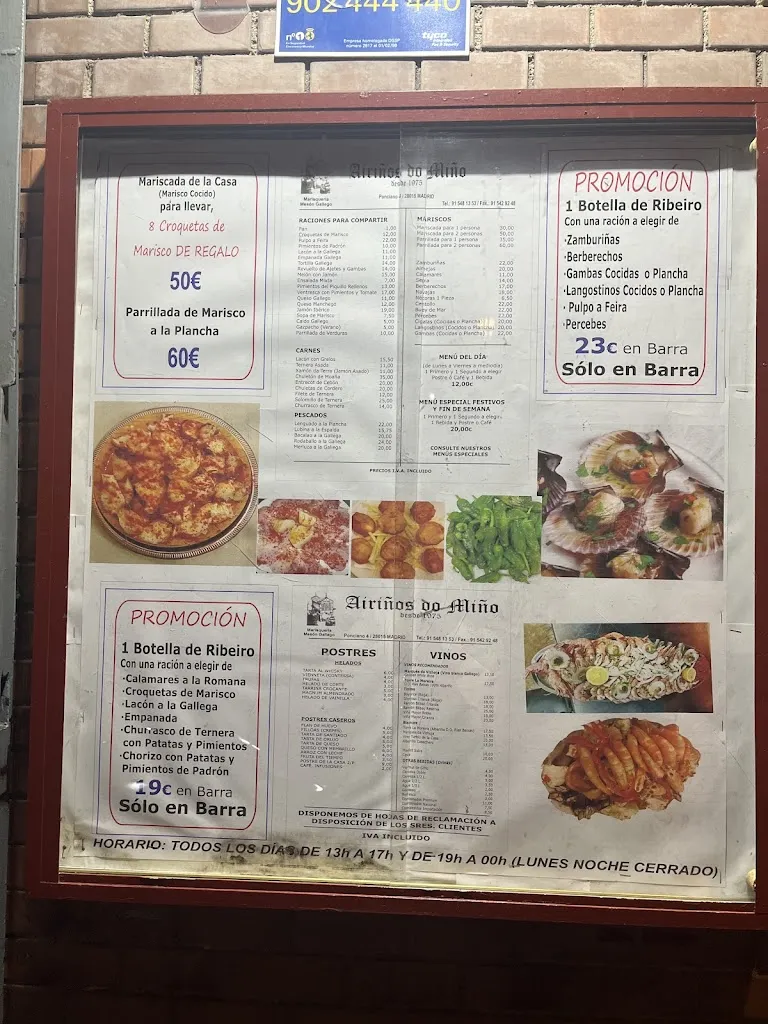 Menu_Restaurante Airiños do Miño_Miño_image_1