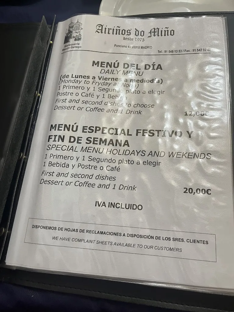 Menu_Restaurante Airiños do Miño_Miño_image_4