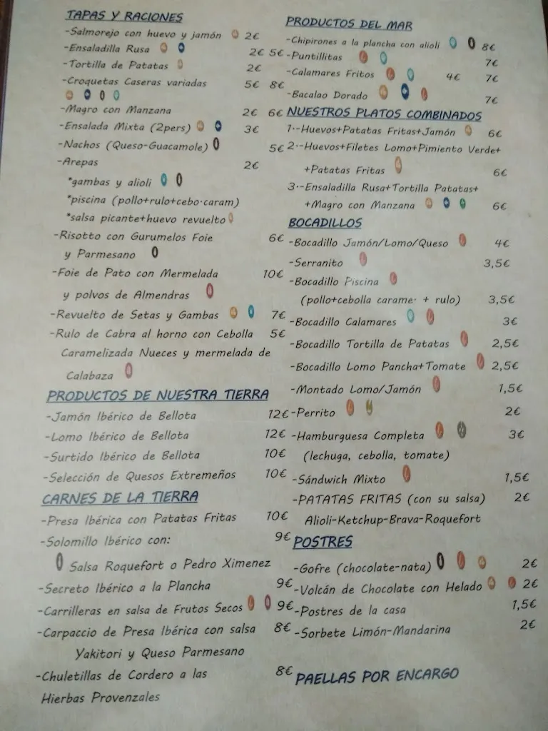 Menu_Bar Chiringo La Piscina_Fuentes de León_image_2
