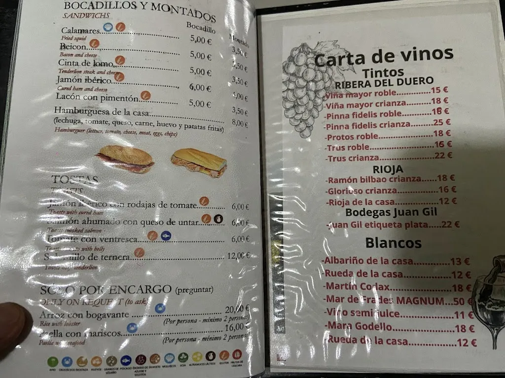 Menu_Restaurante Pulpería O Miño_Miño_immagine_2