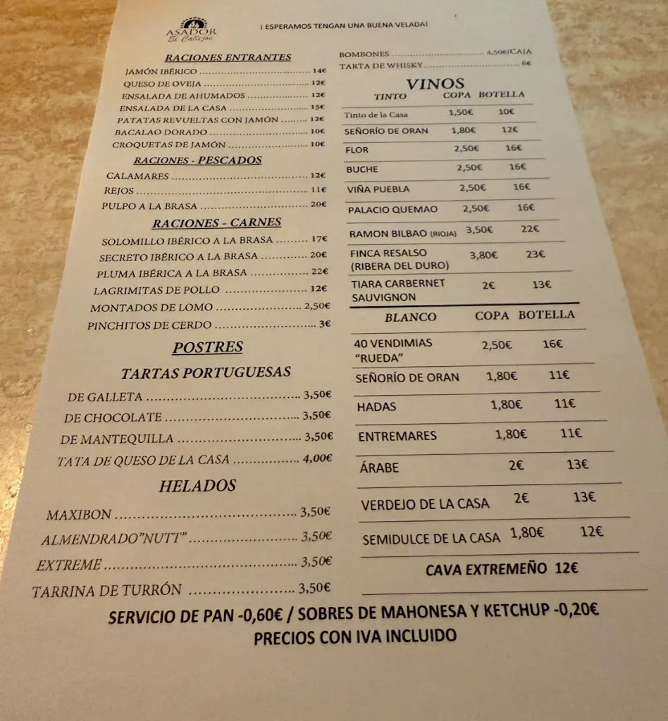 Menu_Asador El Callejón_Garrovilla La_image_1