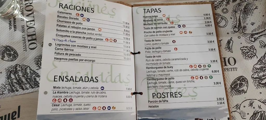 Menu_Bar Alhambra_Garrovilla La_image_4