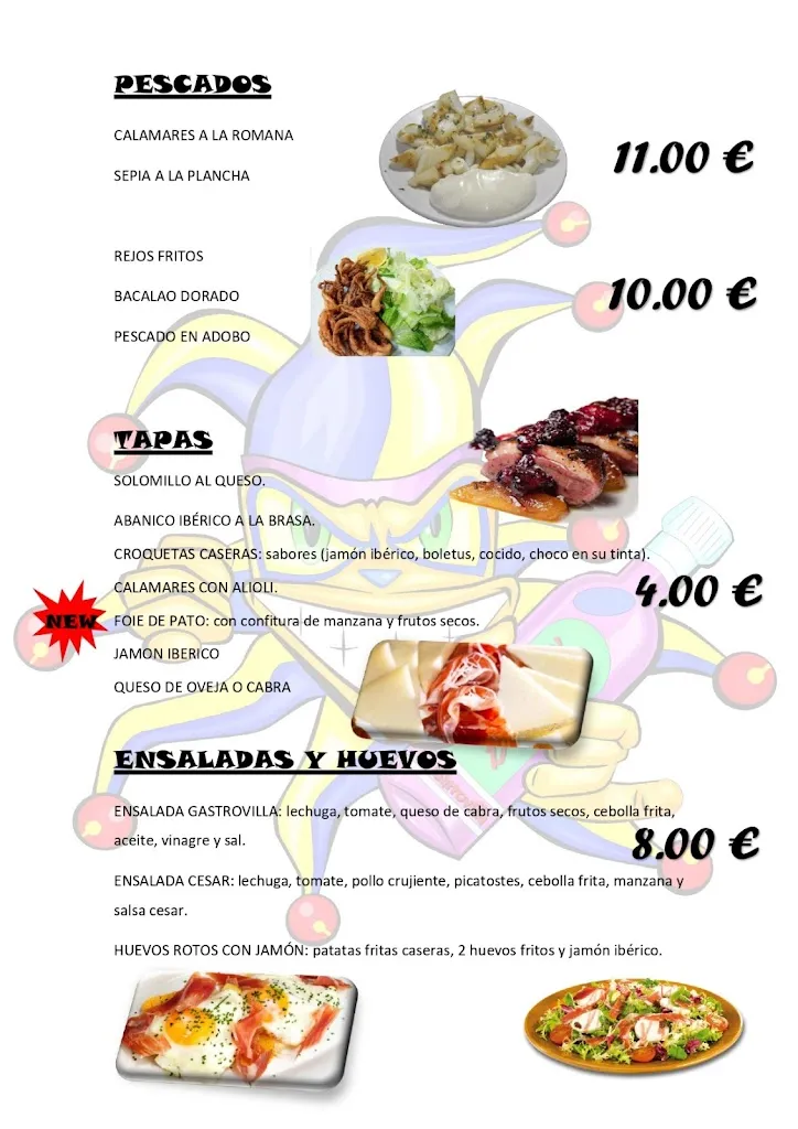 Menu_Discoteca D'sas 3 + Restaurante Gastrovilla_Garrovilla La_immagine_2