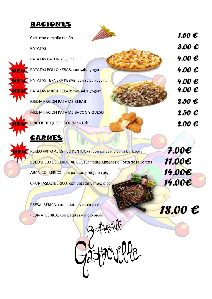 Menu_Discoteca D'sas 3 + Restaurante Gastrovilla_Garrovilla La_immagine_3