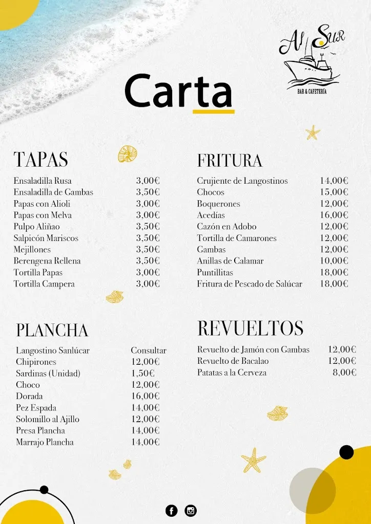Menu_Al Sur Bar & Cafetería_Garrovilla La_image_2