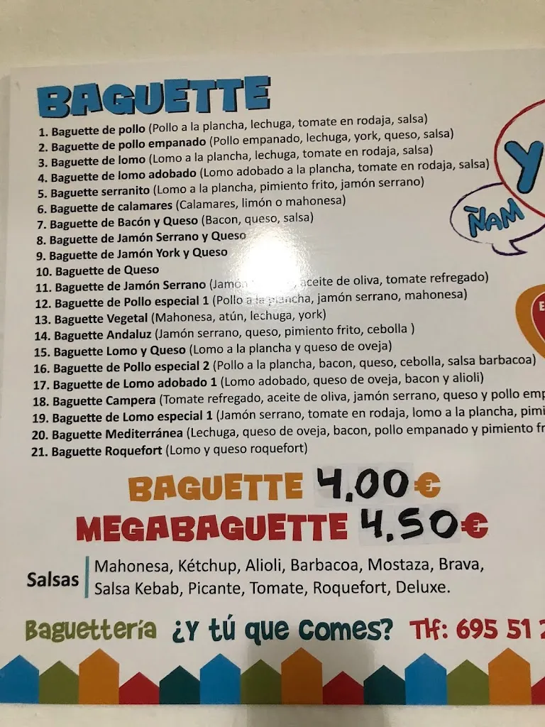 Menu_Baguetería 