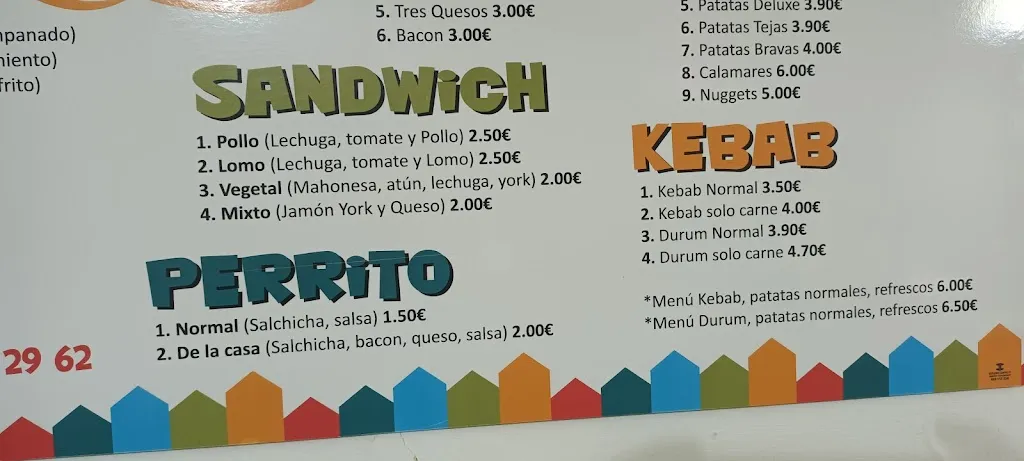 Menu_Baguetería 