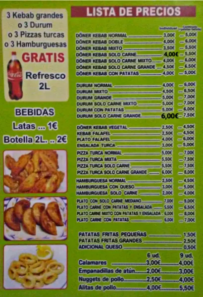 Menu_KASHMIR DONER KEBAB FUENTE_Fuente del Maestre_image_3