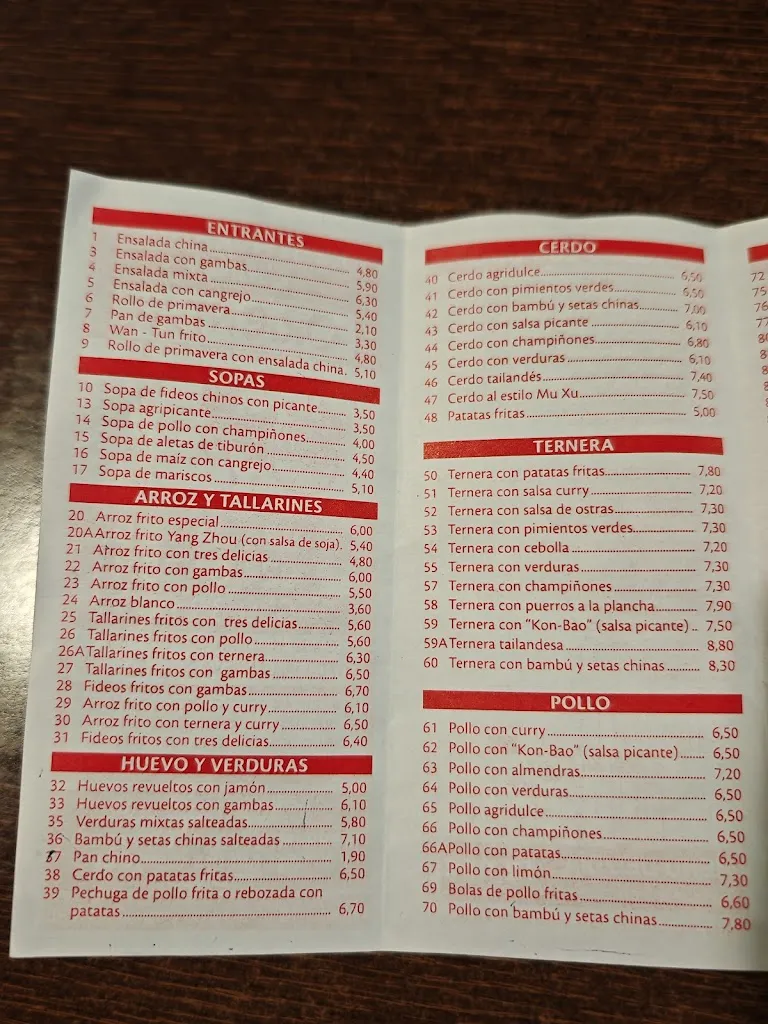 Menu_Restaurants chino oriental_Haba La_image_1