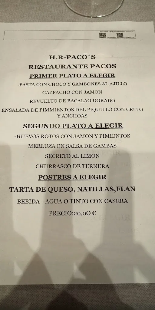Menu_HR Paco's SL_Herrera del Duque_image_1