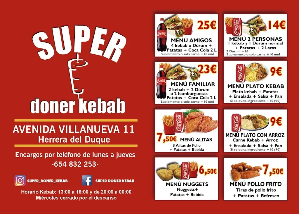 Menu_SÚPER DONER KEBAB_Herrera del Duque_image_3