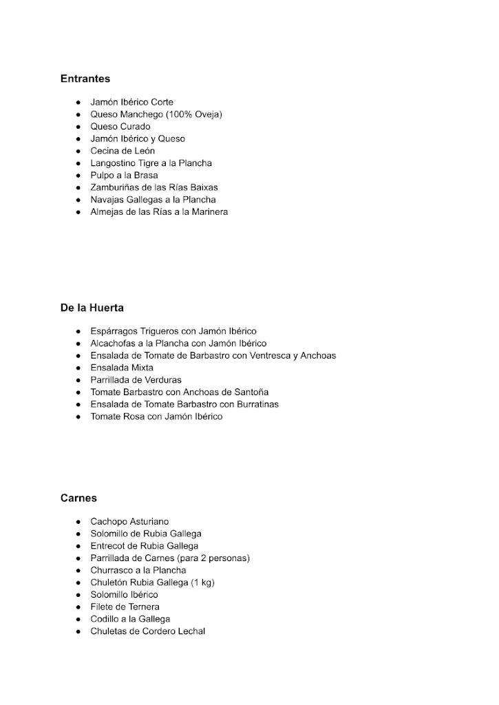 Menu_Restaurante O'muiño | Marisquería Madrid_Miño_image_1