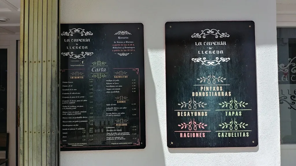Menu_La Taperia de Llerena_Higuera de Llerena_immagine_2