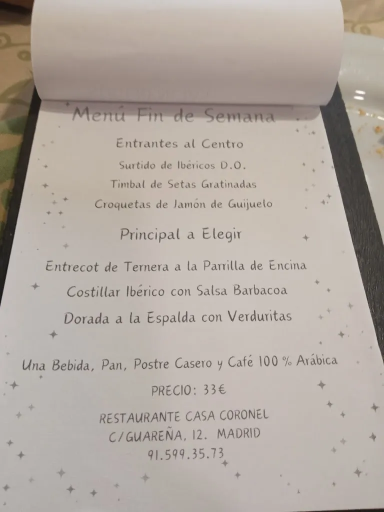 Menu_Casa Coronel_Guareña_immagine_1