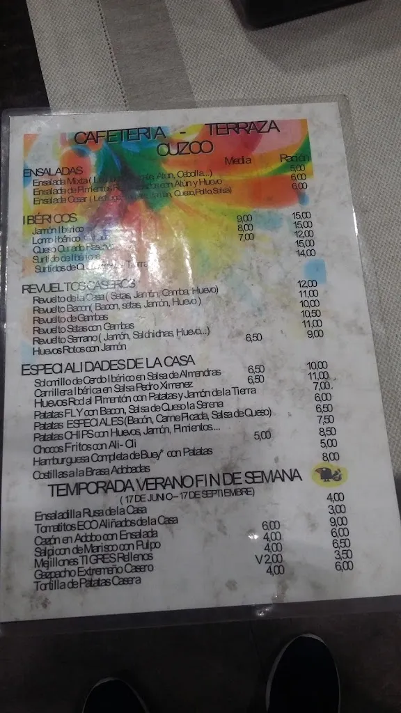 Menu_Cafetería-Restaurante Cuzco_Guareña_image_1
