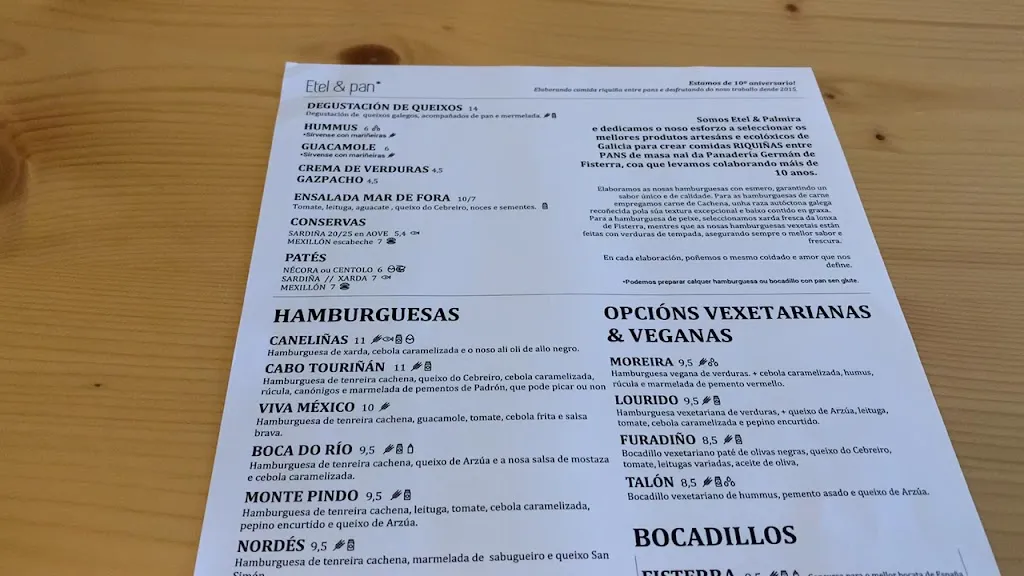 Menu_Etel&pan Taberna Ultramarina en Fisterra_Fisterra_image_1