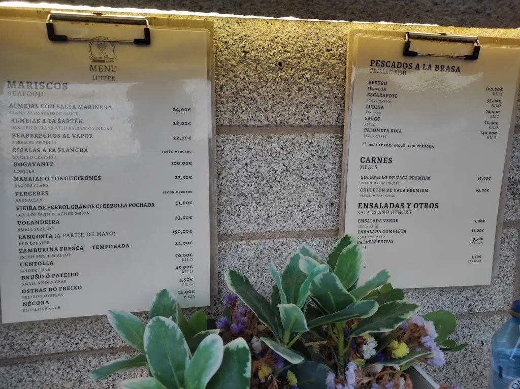 Menu_Restaurante Tira do Cordel_Fisterra_immagine_1