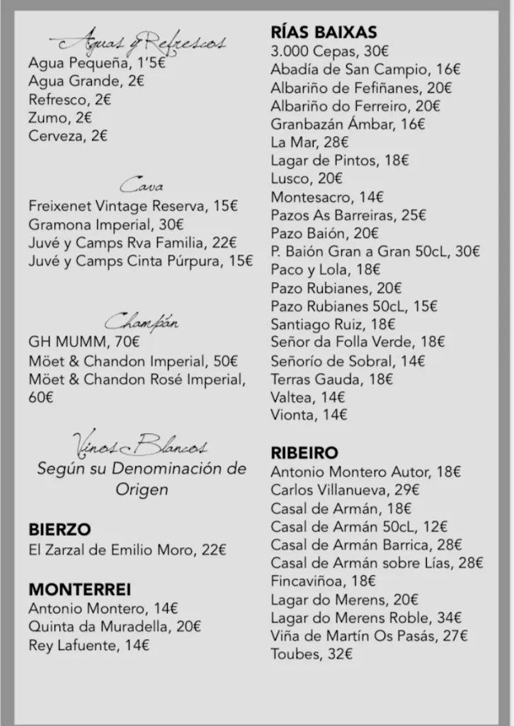 Menu_Restaurante Tira do Cordel_Fisterra_immagine_3